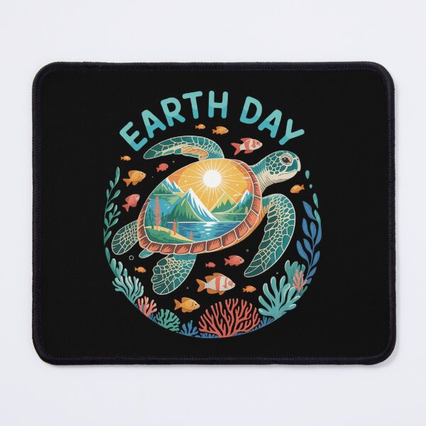 Item preview, Earth Day Sea Turtle Save The Planet Natural designed and sold by sailorjessiArt.