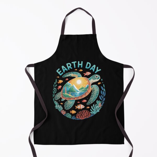 Item preview, Earth Day Sea Turtle Save The Planet Natural designed and sold by sailorjessiArt.