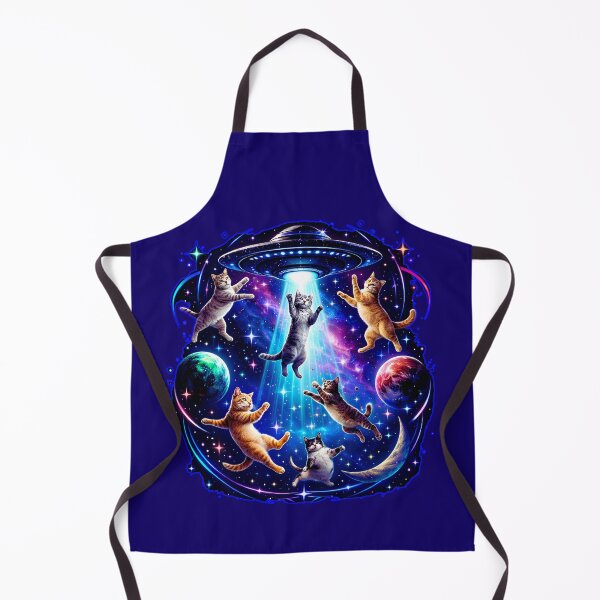 Item preview, Spaceship Cats And Planets designed and sold by WoodburyLake.