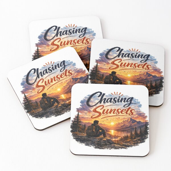 Item preview, Chasing Sunsets Sticker designed and sold by Genzfirevibes.