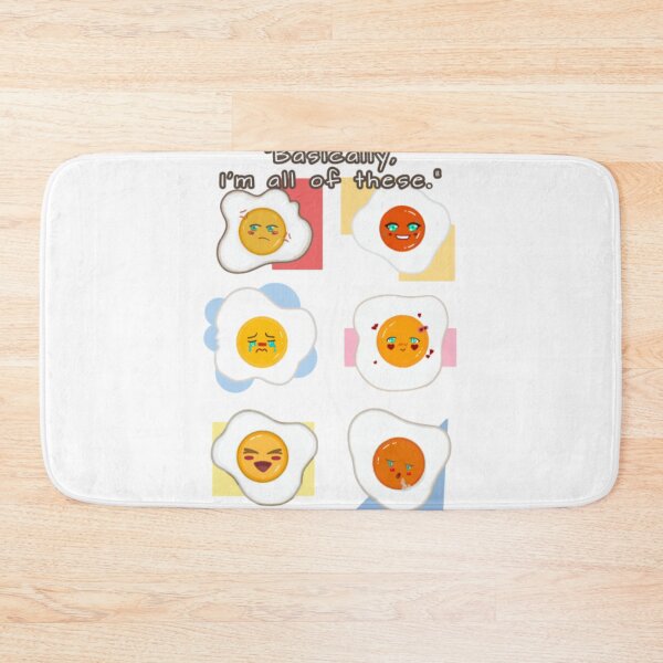 Item preview, Basically Im All Of These Funny Egg Moods Chart designed and sold by Flucozea.