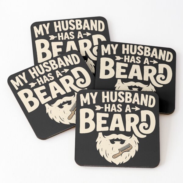 Item preview, My Husband Has A Beard designed and sold by Amir Faysal.