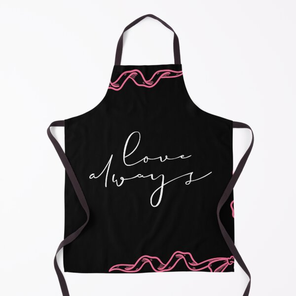 Item preview, Love Always Romantic Cursive Quote with Pink Ribbon Border Art designed and sold by ranivibes008.