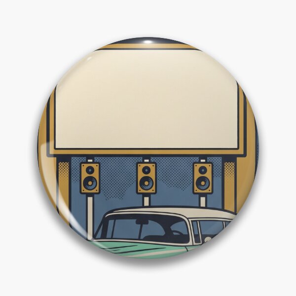 Item preview, Drive-In Theater Vintage Roadside Americana Retro 70s USA designed and sold by negruj.