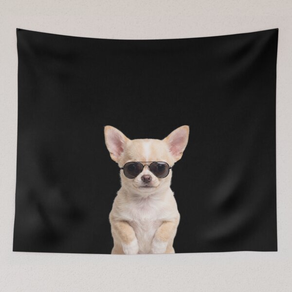 Item preview, Cute Baby Chihuahua dog Wearing Sunglasses Funny designed and sold by RareLavender.