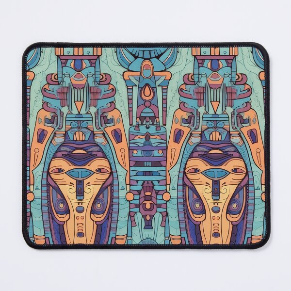 Item preview, Egyptian Totem Pattern - Ancient Tribal Fusion designed and sold by LiveLearnCreate.