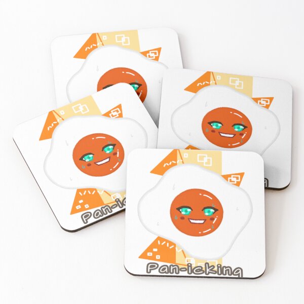 Item preview, Funny Panicking Fried Egg Cute Pan Cooking Pun designed and sold by Flucozea.
