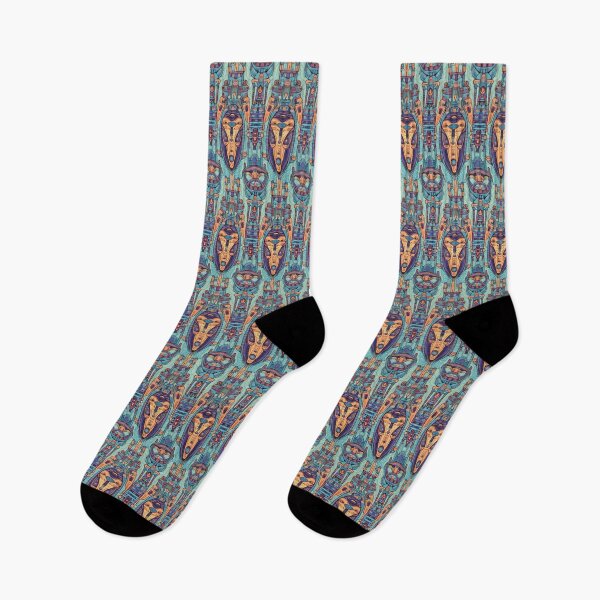 Item preview, Egyptian Totem Pattern - Ancient Tribal Fusion designed and sold by LiveLearnCreate.