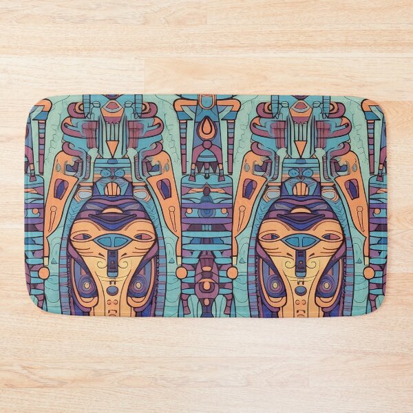 Item preview, Egyptian Totem Pattern - Ancient Tribal Fusion designed and sold by LiveLearnCreate.
