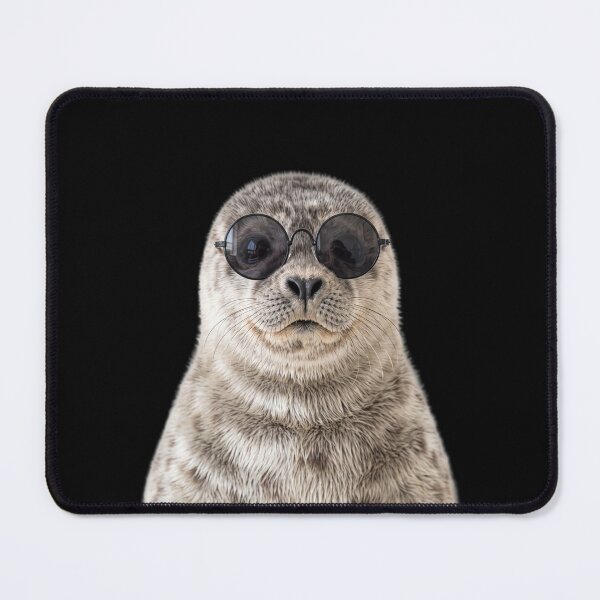 Item preview, Cute Baby Harbor Seal Wearing Sunglasses Funny designed and sold by RareLavender.