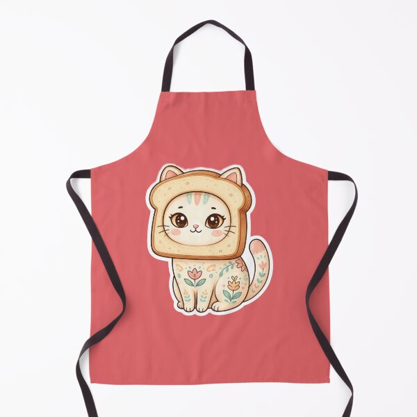 Item preview, Toast Cat Sticker | Funny Bread Kitty Kawaii Gift designed and sold by Iampoji.