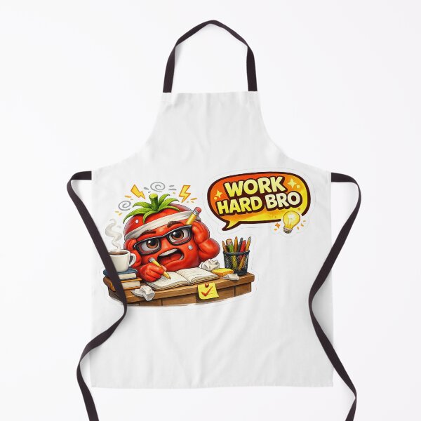 Item preview, Funny Work Hard Bro Angry Tomato Character Sticker designed and sold by Bhinfy.