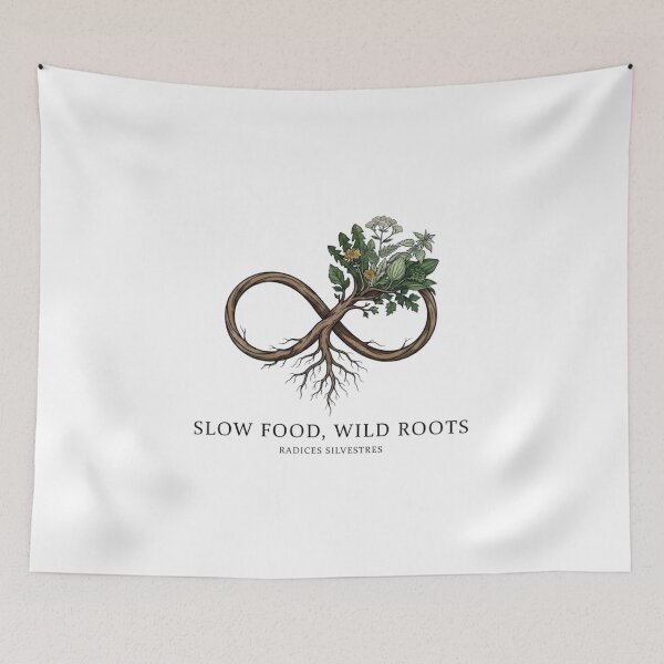 Item preview, Infinite Roots Botanical Illustration: Wild Nature Design Wild Edibles Enthusiast T-Shirt designed and sold by VintryOff.