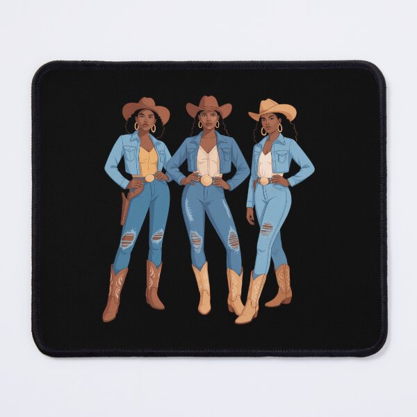 Item preview, Black African American Cowgirl Western Country Texas Rodeo designed and sold by sailorjessiArt.
