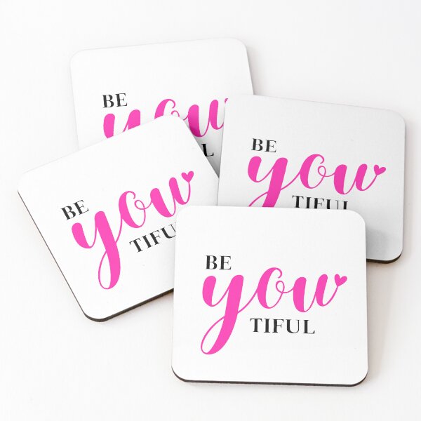 Item preview, Be You Tiful Pink Script Typography Design designed and sold by ⭐ AURA STUDIO.