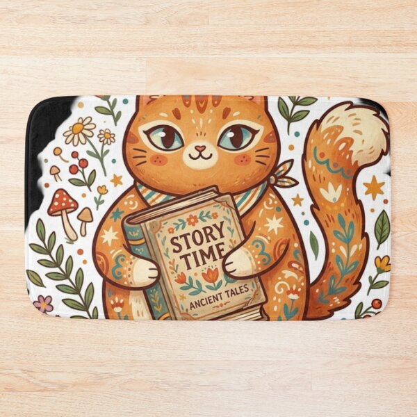 Item preview, Cozy Reading Cat Sticker | Book Lover Gift for Cat Fans designed and sold by Iampoji.