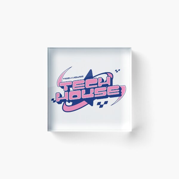 Item preview, TECH HOUSE - Y2K Star Vibe (Blue)  designed and sold by Discothreadz.