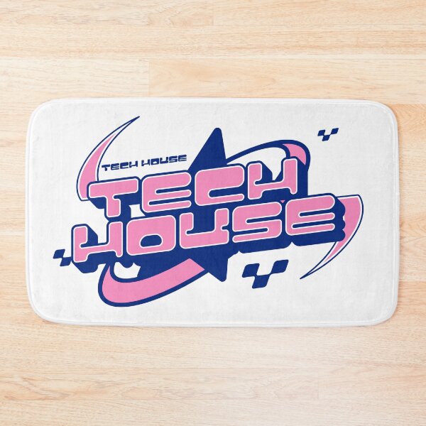 Item preview, TECH HOUSE - Y2K Star Vibe (Blue)  designed and sold by Discothreadz.