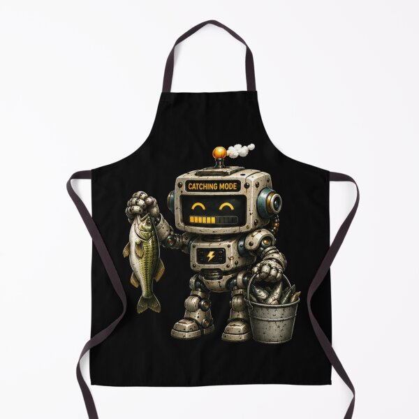 Item preview, Funny Fishing Robot Catching Mode designed and sold by RustyBot.