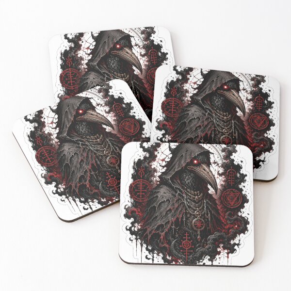 Item preview, Dark Plague Raven Gothic Sticker designed and sold by Barkybond.