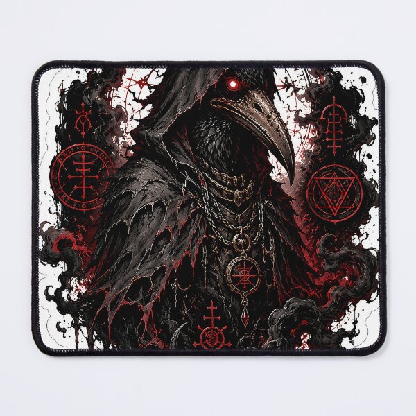 Item preview, Dark Plague Raven Gothic Sticker designed and sold by Barkybond.
