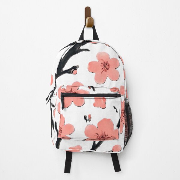 Item preview, Japanese sakura cherry blossom pattern, ink brush style(1a) designed and sold by JpnArts-Sak981.