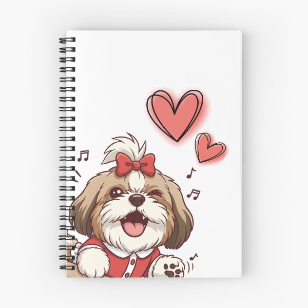 Item preview, Pawsitively in Love – Cute Happy Dog Illustration T-Shirt T-Shirt designed and sold by PawsAndPallette .