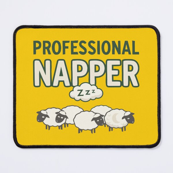 Item preview, Professional Napper Funny Sleep Sheep designed and sold by Amir Faysal.
