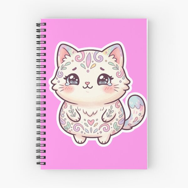 Item preview, Kawaii Pastel Kitten Sticker | Sweet Cat Lover Gift designed and sold by Iampoji.