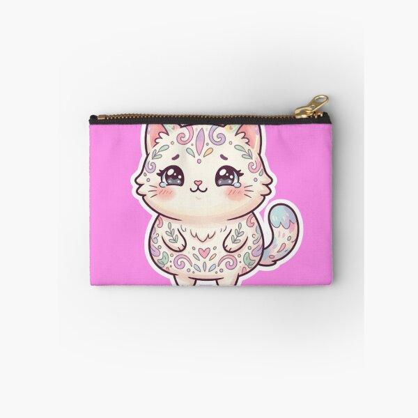 Item preview, Pegatina de gatito pastel kawaii | Regalo dulce para amantes de los gatos designed and sold by Iampoji.