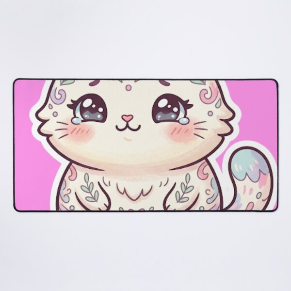 Item preview, Kawaii Pastel Kitten Sticker | Sweet Cat Lover Gift designed and sold by Iampoji.