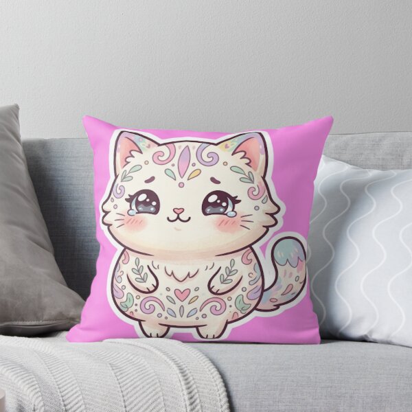 Item preview, Kawaii Pastel Kitten Sticker | Sweet Cat Lover Gift designed and sold by Iampoji.