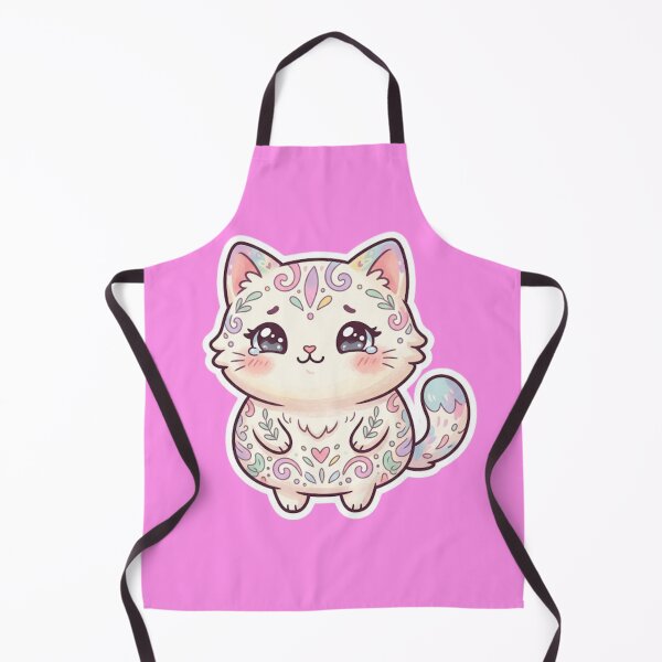 Item preview, Kawaii Pastel Kitten Sticker | Sweet Cat Lover Gift designed and sold by Iampoji.