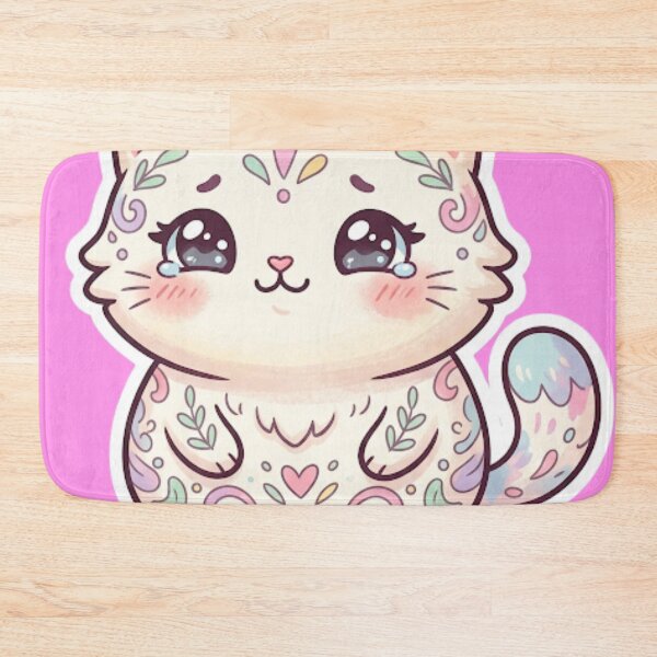 Item preview, Kawaii Pastel Kitten Sticker | Sweet Cat Lover Gift designed and sold by Iampoji.