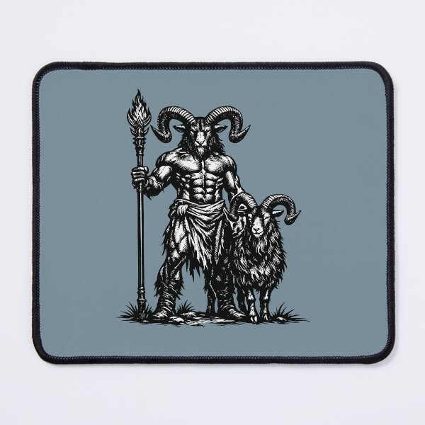 Item preview, Demonic Guardian Azazel and His Goat Companion designed and sold by taiche.