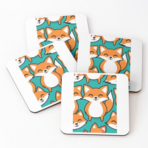 Item preview, Art - Stylized Foxes, Playful and Childlike Illustration designed and sold by AnimeShin.