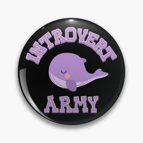 Item preview, introvert army bts whale designed and sold by Morcawork.