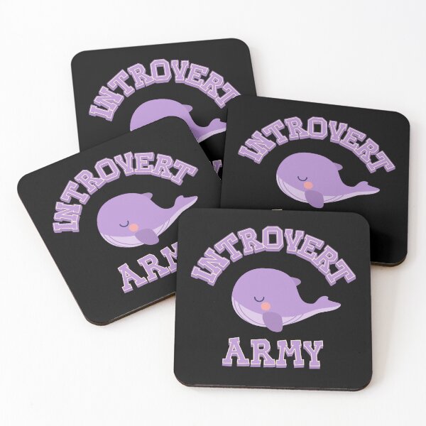 Item preview, introvert army bts whale designed and sold by Morcawork.
