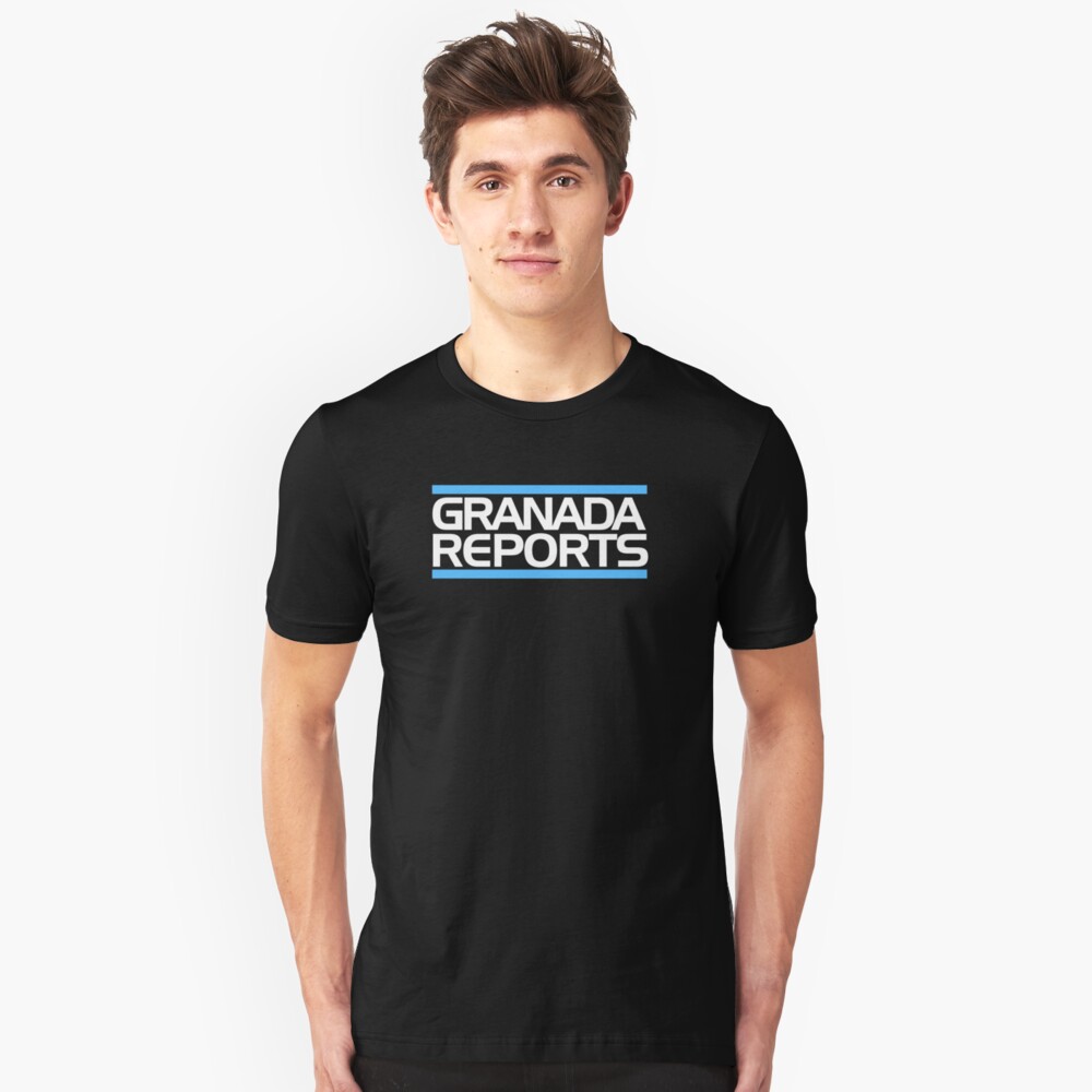 Granada Reports logo 1984-ish Slim Fit T-Shirt