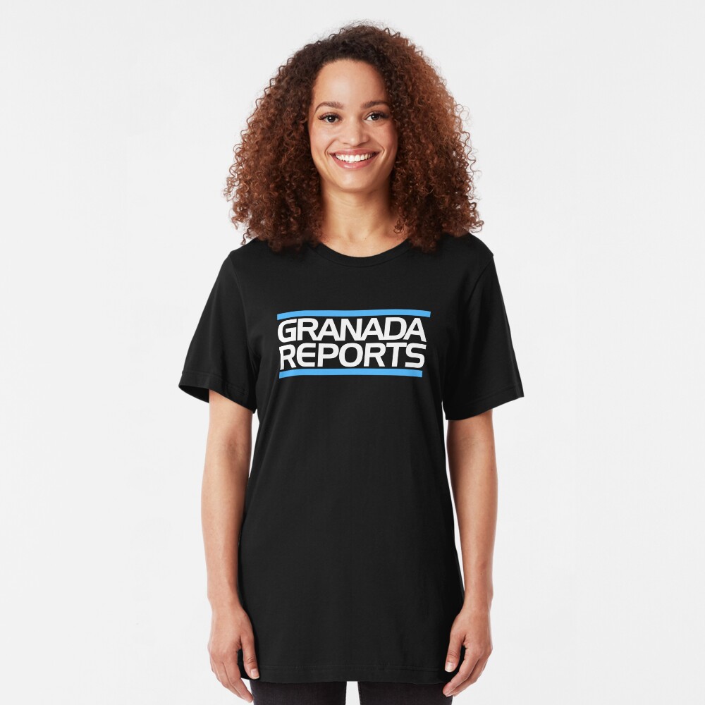 Granada Reports logo 1984-ish Slim Fit T-Shirt