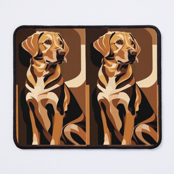 Item preview, Modern Geometric Dog Portrait Illustration designed and sold by Khatumeye.