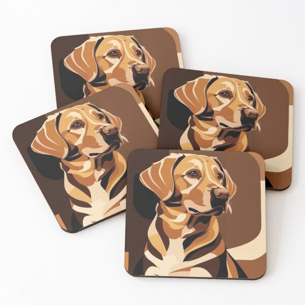 Item preview, Modern Geometric Dog Portrait Illustration designed and sold by Shree shyam khatu ji.