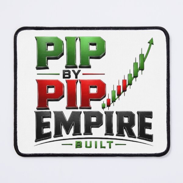 Item preview, Pip by Pip Empire Built | Forex Trading Motivation Typography designed and sold by PipForgeStudio .