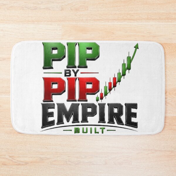 Item preview, Pip by Pip Empire Built | Forex Trading Motivation Typography designed and sold by PipForgeStudio .