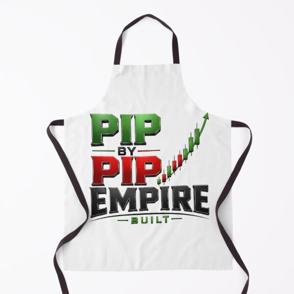 Artikelvorschau, Pip by Pip Empire Building | Forex Trading Motivation Typografie entworfen und verkauft von PipForgeStudio .