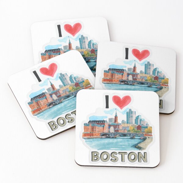 Item preview, I Love Boston  designed and sold by PamLeeDesign.