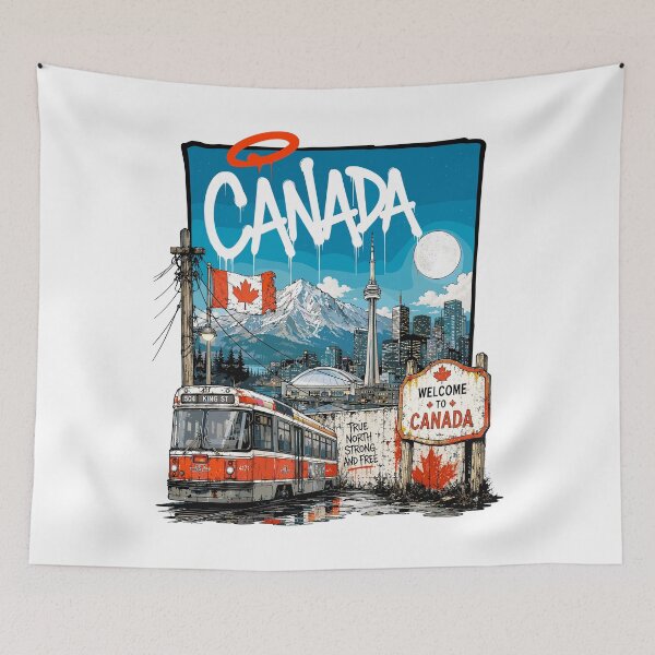 Item preview, Canada Urban Graffiti Design | Street Art Edition designed and sold by AtuqStudio.