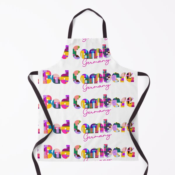 Item preview, Bad Camberg, Germany, Vibrant Abstract City Typography Art designed and sold by Wanderful-roads.
