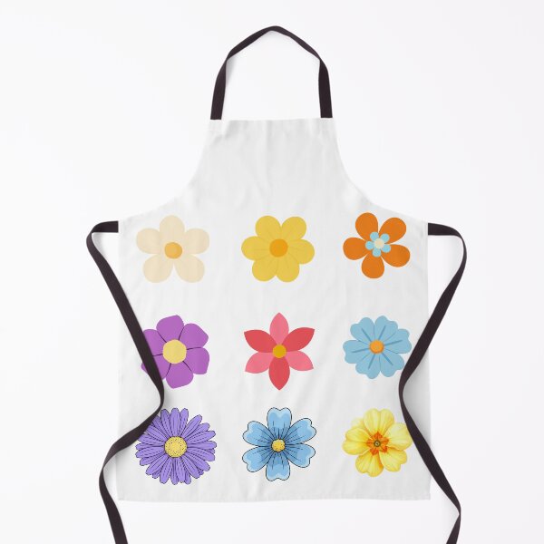 Item preview, Cute Retro Flower Stickers Pack - Colorful Daisy Floral Pattern designed and sold by KrystekShop.