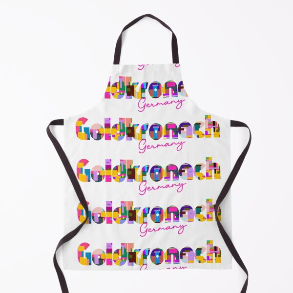 Item preview, Goldkronach, Germany, Vibrant Abstract City Typography Art designed and sold by Wanderful-roads.